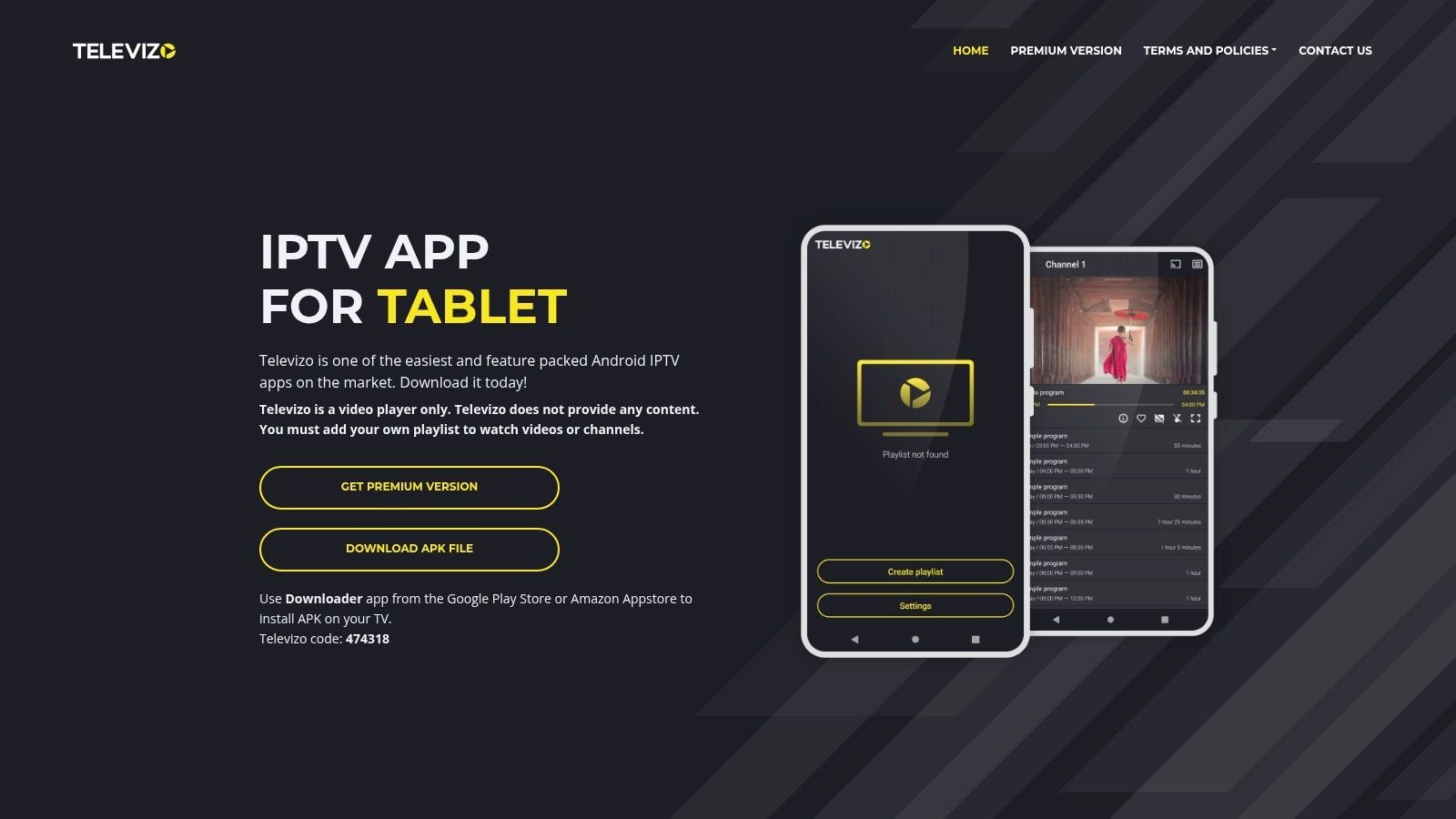 Televizo – IPTV player