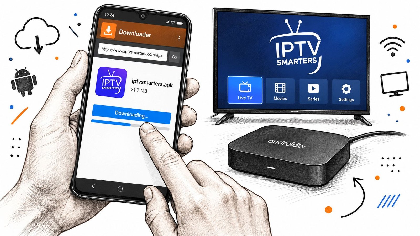 Screenshot from https://example.com/screens/iptv-smarters-xtream-login-android-tv.png